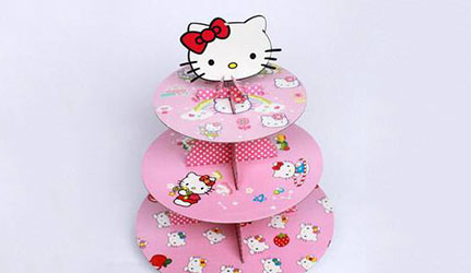 联亿展示制品有限公司提供纸货架定制服务